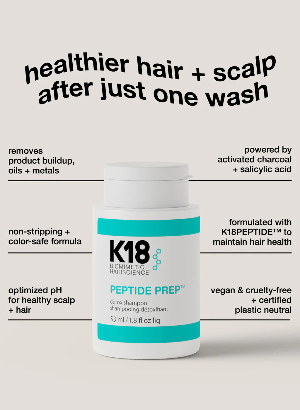 K18 Detox shampoo + Repair hair mask