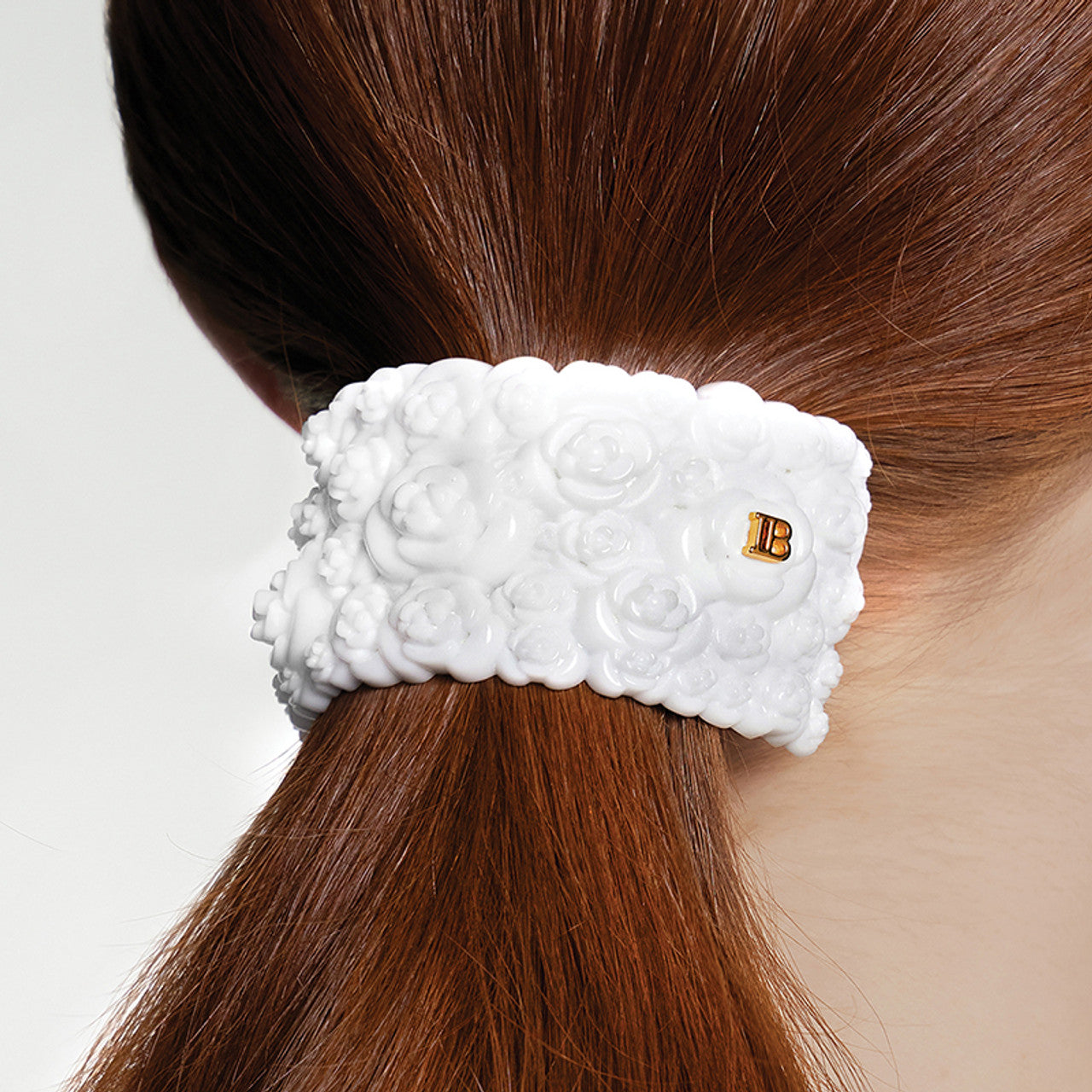 Printemps Floral Ponytail Clip