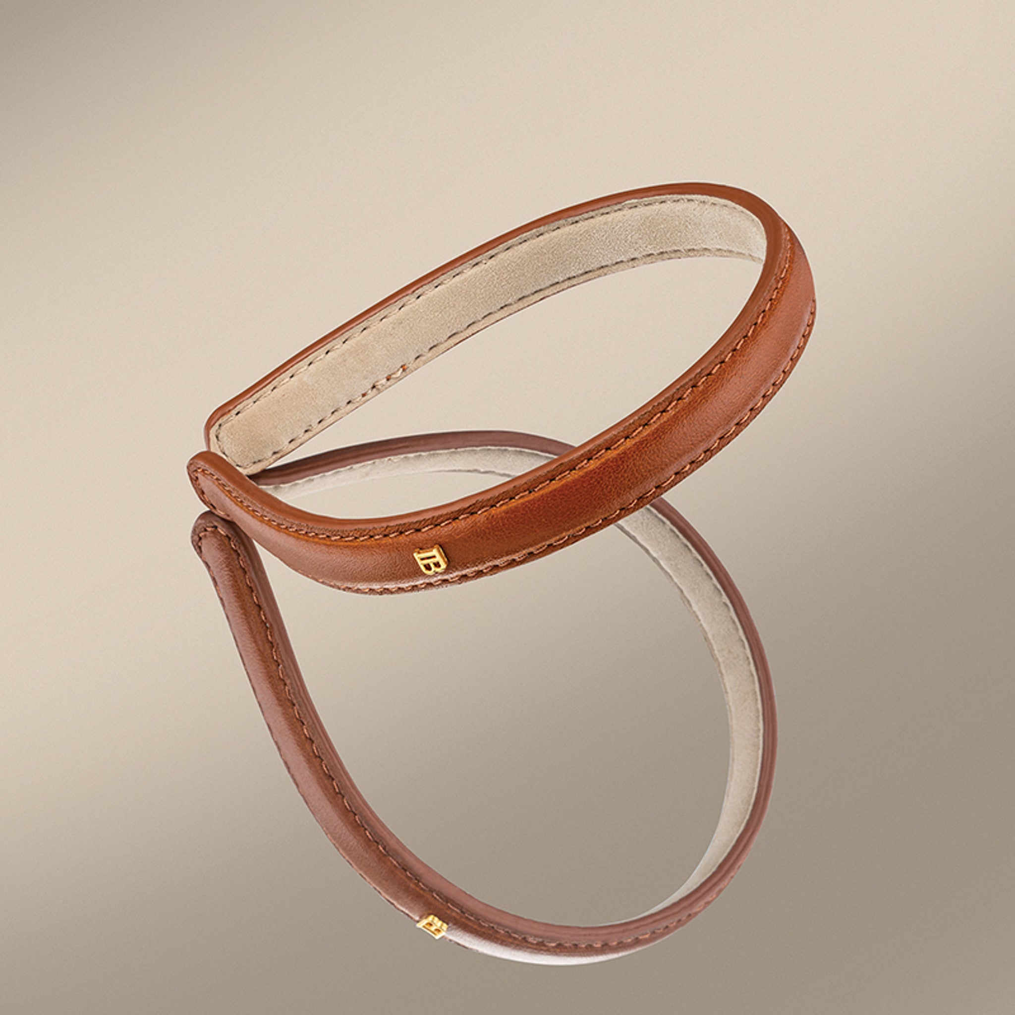 Riviera Luxury Leather Headband - Small