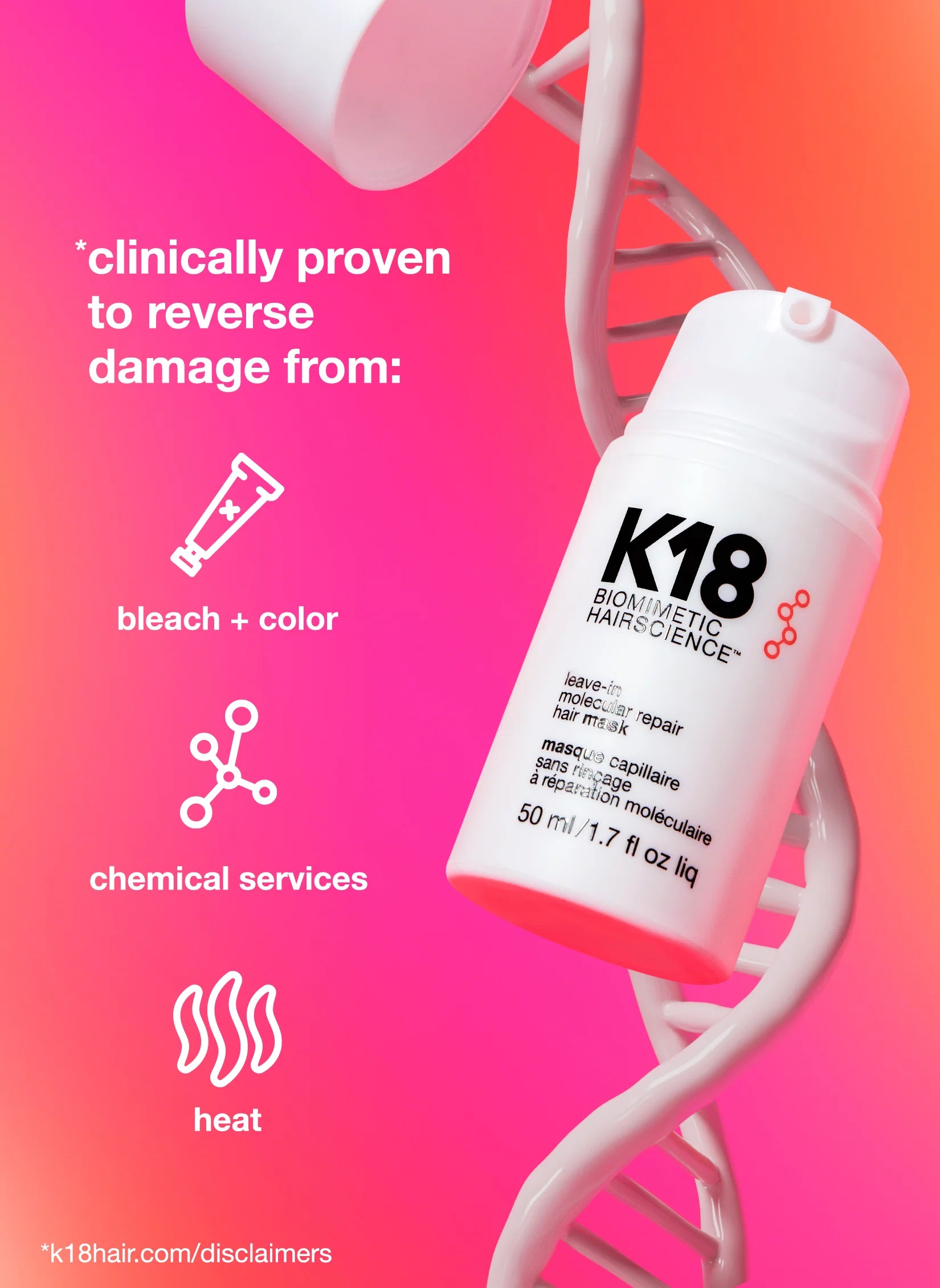 K18 Repair hair Mask + Hair Oil