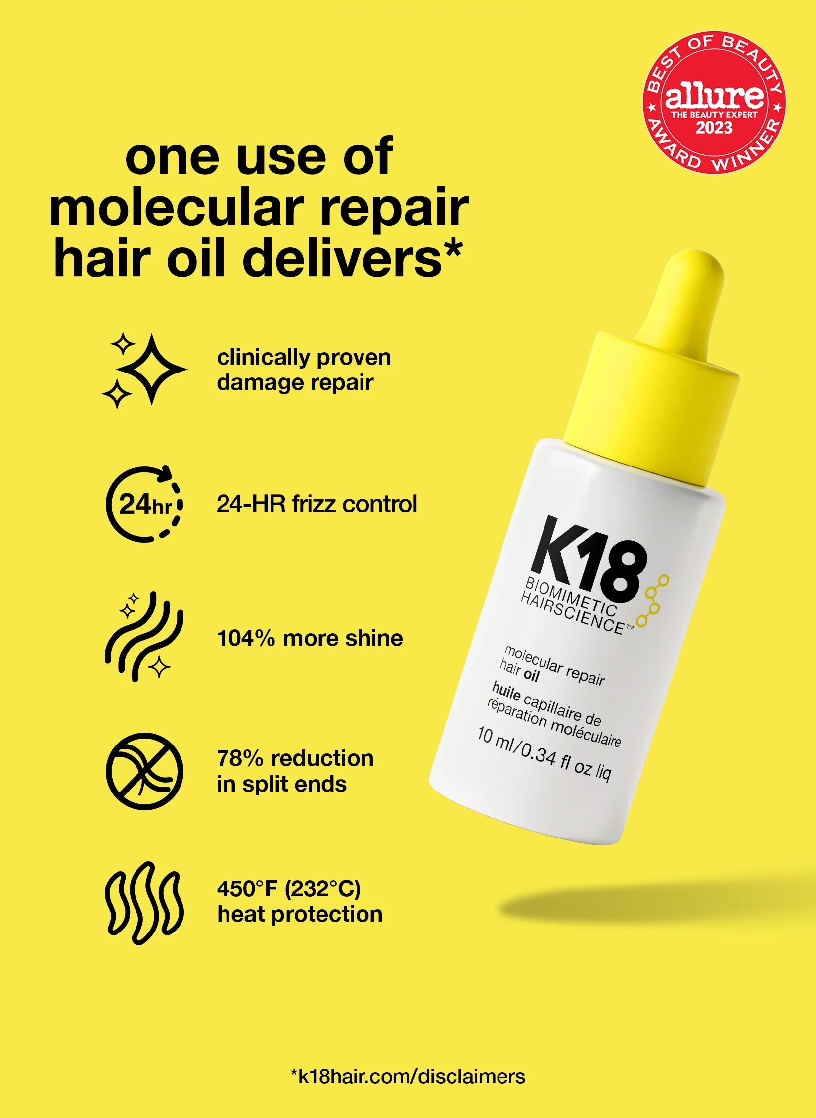 K18 Repair hair Mask + Hair Oil