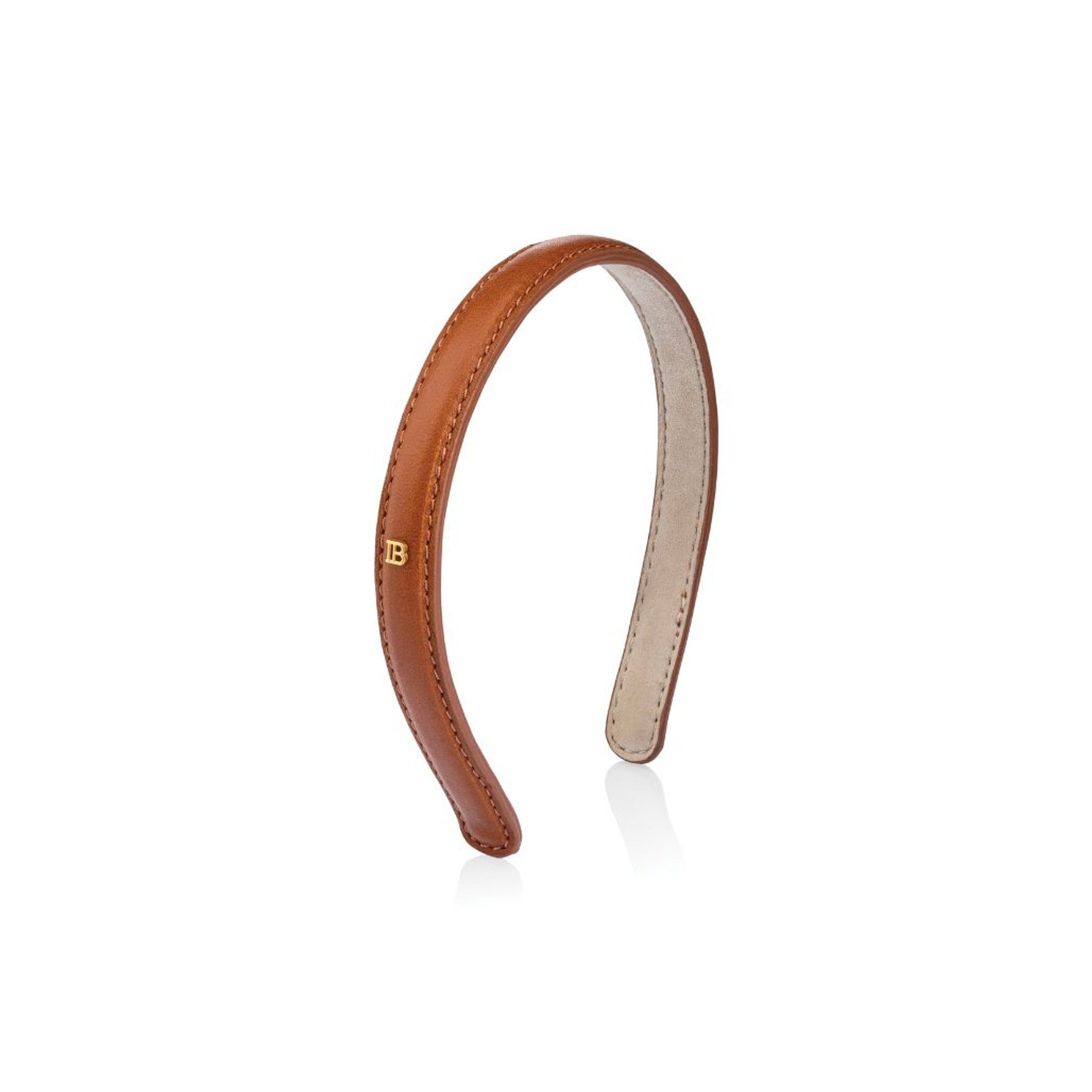 Riviera Luxury Leather Headband - Small