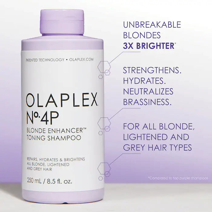 OLAPLEX Nº.4P BLONDE ENHANCER TONING SHAMPOO